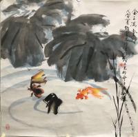 艺术家冯增木收藏:《金玉满堂》这幅画的故事一一近从齐丰书画社月末拍下一幅恩师—【图0】