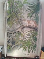 艺术家罗虹明日记:创作来源于生活,看到公园一处景色很美。就想把它搬到到我的画里【图0】