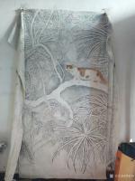 艺术家罗虹明日记:创作来源于生活,看到公园一处景色很美。就想把它搬到到我的画里【图1】