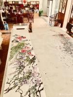 艺术家叶仲桥日记:别人搬砖我搬画,昨晚市美协顾问邓永泉、云浮画院院长李国聪等一【图3】