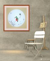 艺术家马新荣日记:朋友们早上好,美丽的心情从早上开始。《大吉大利》,《翠鸟》,【图1】