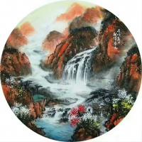 艺术家吴朝阳日记:《源远流长》,《福泽长流》,家居风水画鸿运当头系列作品,尺寸【图0】