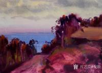 艺术家倪敬日记:水气朦胧,烟云雾罩,浑然一体,朝霞暮色,富于诗意……【图2】