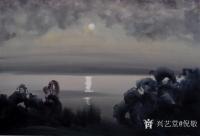 艺术家倪敬日记:水气朦胧,烟云雾罩,浑然一体,朝霞暮色,富于诗意……【图4】