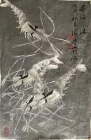 艺术家冯增木日记:近为休渔期,画几幅螃蟹大虾一娱。请欣赏【图0】