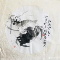 艺术家冯增木日记:近为休渔期,画几幅螃蟹大虾一娱。请欣赏【图5】