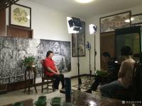 艺术家马培童日记:人民日报社采访,拍摄纪录片 。
《袭古创今》传承和创新纪【图1】