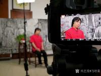 艺术家马培童日记:人民日报社采访,拍摄纪录片 。
《袭古创今》传承和创新纪【图3】