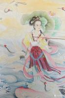 艺术家韩梅日记:新作工笔人物画《八仙过海》,尺寸98x180cm,请欣赏,手【图4】