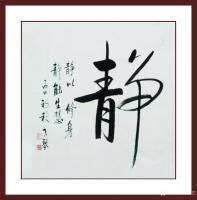 艺术家秦发艺日记:书法作品《静》6幅。学会静,是人生的一笔宝贵的财富。它会让你【图0】