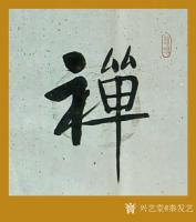 艺术家秦发艺日记:书法作品《禅》字系列5幅,请欣赏。禅,以其玄奥深邃的内涵吸引【图1】