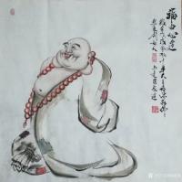 艺术家尚建国日记:国画人物画《福由心造》,尺寸四尺斗方68x68cm,戊戍年金【图0】