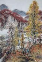 艺术家郑诚日记:《金安盐丝古道采风写生随记》;被邀请参加金秋时节汉宾红叶节采【图1】