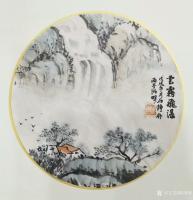 艺术家郭雨铮日记:雨铮精品国画花鸟画牡丹作品《鸟语花香》,尺寸:四尺斗方,68【图1】