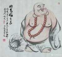 艺术家尚建国日记:国画人物画《坐观云起》,尺寸六尺98x 180cm;人物画《【图2】