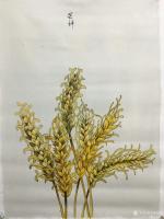 艺术家周海波日记:纯手绘油画风景《24节气》系列作品,尺寸大小50x70cm,【图1】