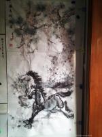 艺术家13918556072生活:擅长以马为主题绘画,八骏图,骆驼,牦牛等边疆少数民族风情题材【图0】