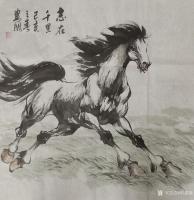 艺术家刘建国日记:乙亥新春,马踏祥云,新的一年国画骏马新作品欣赏«志在千里»«【图3】