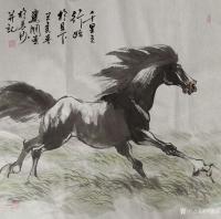 艺术家刘建国日记:乙亥新春,马踏祥云,新的一年国画骏马新作品欣赏«志在千里»«【图4】