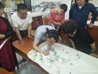 艺术家安士胜生活:参加无党派人士活动组科技文化组“文化下乡”活动。周末不能闲着【图0】