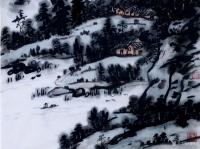 艺术家龚光万日记:国画水墨山水画作品“雨里鸡鸣一两家,竹溪村路板桥斜。
妇姑【图2】