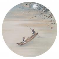 艺术家李亚南日记:李亚南书画作品,仿古山水人物画小品欣赏.【图0】