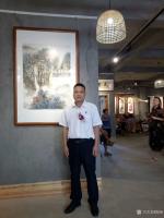 艺术家陈刚生活:屿北书院隆重开业,江苏省书画院院长韩慧,江苏电视三台,江苏书【图1】