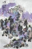 艺术家杨牧青日记:国画大写意山水画《紫气东来》
规格:45cmx68cm/老【图2】