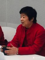 艺术家马培童生活:香港画院第一届院委会,第二次会议在揚州三湾公园召开,是香港画【图1】