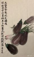艺术家石广生日记:国画花鸟画蔬菜茄子《大红大紫几风光》;
菜市场就是我的学堂【图2】