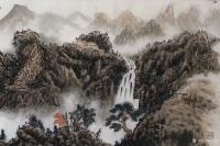 艺术家王世军日记:新创易经风水生肖山水画《虎啸山鸣谷应韻》威猛王者----生肖【图3】