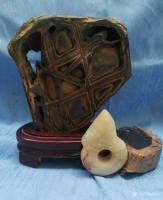 艺术家荆古轩收藏:芙蓉冰冻雪花石雕件天然奇石结构石;
在天然与雕琢之间——说【图4】