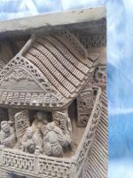 艺术家荆古轩收藏:荆门收藏——清代早期人物老砖雕欣赏。【图1】