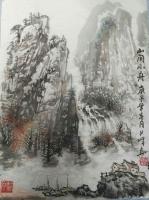 艺术家荆古轩日记:非常时期我在在江汉石油管理局设计院返乡家中创作的书画小品。【图1】