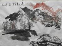 艺术家荆古轩日记:非常时期居家中,返乡江汉抗疫情,书画山水习笔墨,岂将岁月悠闲【图1】