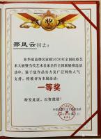 艺术家邢凤云荣誉:荣誉证书2020年全国抗疫艺术大展《华夏品牌艺术家推选榜一等【图0】