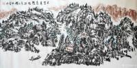 艺术家杨牧青日记:名称：大写意国画《大写其意随性出》
规格：137cm×70【图0】
