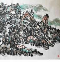艺术家杨牧青日记:名称：大写意国画《闻远知近》
规格：137cm×70cm/【图1】