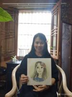艺术家刘晓宁日记:漫画立夏，择一处幽静，静下来画画，三两知己来，送一张小画做礼【图3】