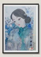 艺术家刘晓宁日记:木兰花开了，大气高贵，典雅。每个花瓣都那么饱满圆润，像一只只【图1】