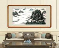 艺术家叶向阳日记:国画山水画《远上寒山石径斜,白云生处有人家》。翰墨颂中华,恭【图2】