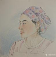 艺术家傅斌科日记:人物肖像速写《护士长》,傅斌科二零二一年画;
这就叫做饭不【图1】