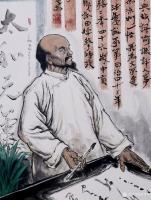 艺术家何学忠日记:国画人物画:为清武威凉州怪杰杨成绪造像,辛丑年何学忠画。
【图2】