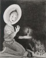 艺术家罗万中(新兴概念艺术)日记:天堂和地狱,一开始就有选择,而死亡却没有选择。生与死,只在一【图1】