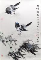 艺术家李伟强日记:李伟强国画花鸟画作品欣赏。
低调与寂寥
 近日忙啥？少见【图2】