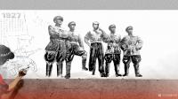 艺术家潘宁秋视频:<p>
	纪念南昌起义，庆祝建军96周年,创作的国画人物画【图2】