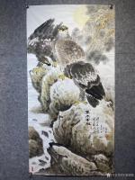 艺术家尽染画院日记:王庆熙先生的画作，可从“墨分五色”入手，“墨分五色”是中国画【图1】