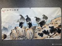 艺术家尽染画院日记:王庆熙先生的画作，可从“墨分五色”入手，“墨分五色”是中国画【图4】