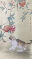 艺术家汪林日记:国画工笔画可爱猫猫系列作品欣赏，汪林葵卯年工笔画作品。【图3】