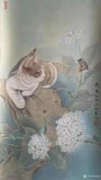 艺术家汪林日记:国画工笔画可爱猫猫系列作品欣赏，汪林葵卯年工笔画作品。【图4】